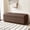 Dark brown_70cm, variant on Modern Ottoman Storage Box,Upholstered Leather Blanket Box,End of Bed Storage Benches,Window Stool Corner Bench for Bedroom Sofa Footrest