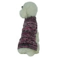 thumbnail image 3 of Pet Life ® 'Royal Bark' Heavy Cable Knitted Designer Fashion Dog Sweater, 3 of 4
