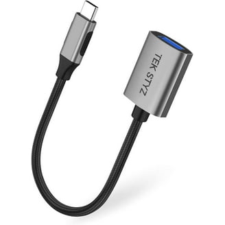 Cavo OTG USB-C A USB-A Per Xiaomi Redmi Note 12 Pro | Adattatore Dati 5Gbps In Nylon Intrecciato, 20cm