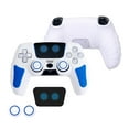 thumbnail image 1 of Compatible with PS5 Controller Silicone Handle Cover with Touchpad Sticker Anti-Slip Sweat-Proof Protective Grip, 1 of 6