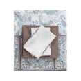 thumbnail image 5 of SUSSEXHOME Paisley Brown Cotton Duvet Cover Set - Beige Queen Size Duvet Cover, 1 Duvet Cover, 1 Fitted Sheet and 2 Pillowcases - Iron Safe, Hypoallergenic, Breathable , Machine Washable, 5 of 7