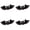 A-4Pcs, variant on Halloween Bat Hanging Ornament, Creepy Gothic Style Dangling Figurine Desktop Decor, Spooky Hanging Bat Decoration for Home Party, Haunted House, Seasonal Display, Wall Ceiling Window Accent