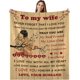 thumbnail image 1 of LHSHID Anniversary Wedding Gifts Blanket Flannel Soft and Comfortable Anti static Bed Sofa Blanket 60x80in, 1 of 6