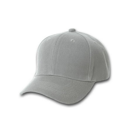 Top Headwear Baseball Cap Hat- Grey