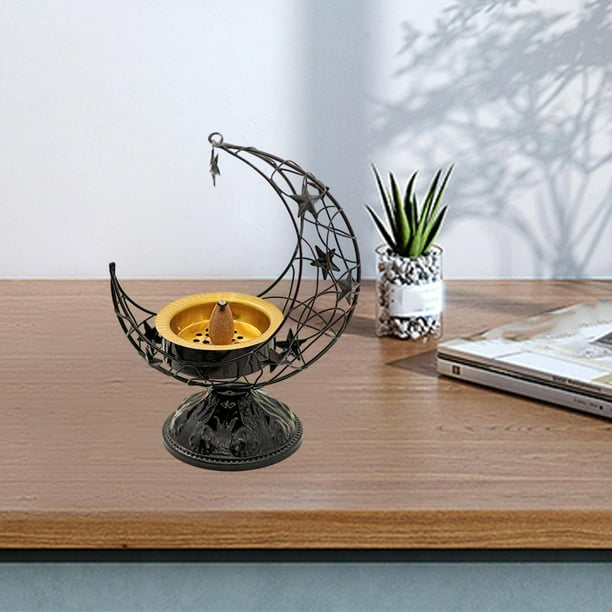 Soporte para Inciensos BLESIY varillas de incienso estatuilla de regalo quemador negro