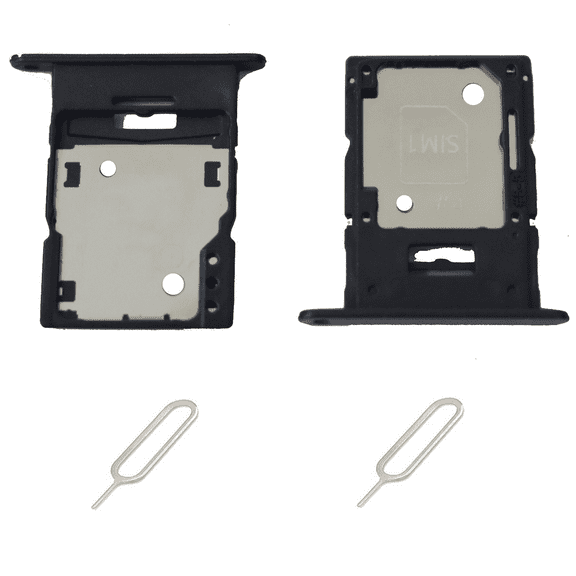 PAPAUTOP 2 PCS for Samsung Galaxy A15 5G Card Tray SD SIM Card Holder with Card Needle