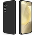 thumbnail image 1 of WWS-Case Compatible with Samsung Galaxy S24, Silky-Soft Touch Full-Body Protective Phone Silicone Case, Shockproof Cover with Microfiber Lining, Black, 1 of 4