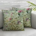 thumbnail image 3 of Chilfamy Floral Design Print Pillow Covers for Couch High-Quality Square 1PC 24x24in, 3 of 5