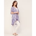 thumbnail image 3 of Moomaya Kimono Sleeves V Neck Regular Shrug - Women's Casual Printed Shrug, 3 of 9