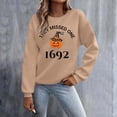 thumbnail image 4 of Chandail en Molleton Grande Taille, Chandail à Capuchon Imprimé Vache Western Vacances Graphique Chandail Chandail en Molleton Haut Confortable, Chandail en Molleton Col Rond Femmes, Taille : 3TG, 4 of 5