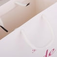thumbnail image 4 of Grande de Papel Favor de Partido con Manija Blanca, 4 of 5