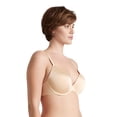thumbnail image 2 of Curve Muse Women's Plus Size Full Coverage Padded Underwire Bra-2PK-NUDE,RED-34D, 2 of 6