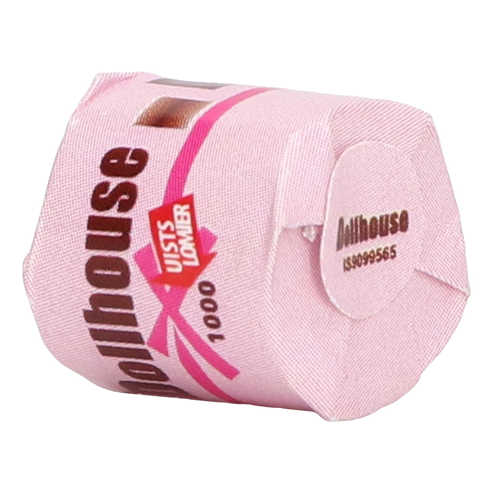 Miniature Scene Model Paper Towels, Lifelike  20Pcs Dollhouse Toilet Paper Rolls Plastic Portable  for 1:12 Doll House Pink