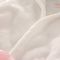 thumbnail image 4 of Gpaecead Toddler Baby Girls Flannel Bathrobe Soft Robe Winter Night-Robe Leisure Wear Dressing Gown for Kids White 04, 4 of 4