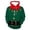 00-Army Green167, variant on XIAOCHA Mens Pullover Hoodie Christmas Elf 3D Printed Sweatshirts Holiday Party Hooded Sweatshirt, Red, Sizes XXL