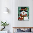 thumbnail image 3 of Nawypu  'Snowman Gift' by Lisa Kennedy, Giclee Canvas Wall Art,, 3 of 4