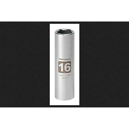 UPC: 0885911640367 | Craftsman 16 mm x 1/2 in. drive Metric 6 Point Deep Socket 44632