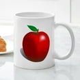 thumbnail image 5 of CafePress - Red Apple Fruit Mug - 11 oz Ceramic Mug - Novelty Coffee Tea Cup, 5 of 6