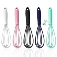thumbnail image 4 of Colorful Series 6 Inch Silicone Whisk, Mini Whisk, Scratch Resistant Kitchen, 4 of 4