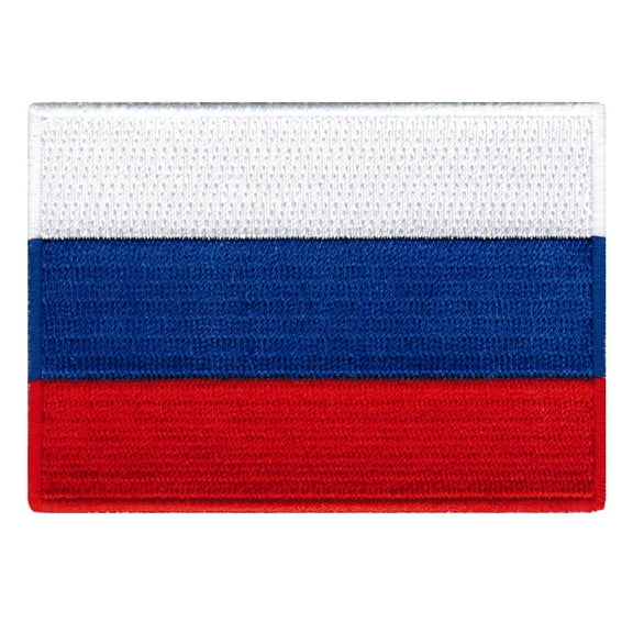 Russia Flag Embroidered Iron-on Patch