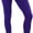 Dark Purple, variant on ToBeInStyle Women's Skinny Fit Cotton Full Length Leggings Tights - Regular and Plus Sizes