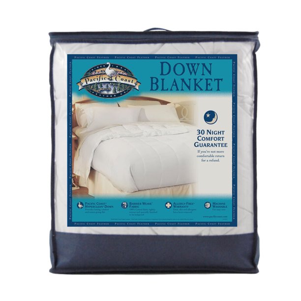 Luxury Pacific Coast Feather White Down Blanket King King Walmart
