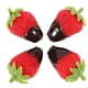 thumbnail image 4 of 4pcs Realistic Fake Strawberries With Chocolate Dip Artificial Fruits For Decoration Fruit Decors For Home Kitchen Party Photography Props Cute Mini S, 4 of 4