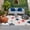 Red, White, Indigo, variant on 4th of July Star Cute Outdoor Rug 4x6 Ft, Non Slip Washable Area Rug, Wooden Striped Farmhouse Patio Rugs Carpet Runner, Large Floor Mat for Indoor/Outdoor Deck Porch Camping
