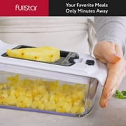 Fullstar - Vegetable Chopper, Food Chopper, Onion Chopper with Container - 4 Blades, White