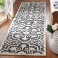 thumbnail image 2 of SAFAVIEH Metro Phipp Medallion Runner Rug, Black/Ivory, 2'3" x 9', 2 of 8