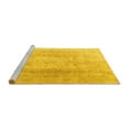 thumbnail image 2 of Ahgly Company Machine Washable Indoor Round Persian Yellow Traditional Area Rugs, 7' Round, 2 of 4
