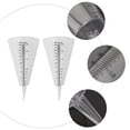 thumbnail image 4 of GOOHOCHY Medidor de lluvia en forma de cono 2pcs Tapón de medición Medidor de lluvia transparente, 4 of 8