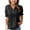Black, variant on Mercatoo Girls V Neck Lace Trim Elegant Blouse Kids Puff Short Sleeve Basic Solid Tops Summer Dress𝐲 Loose Hollow Trendy Teen Tops