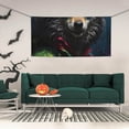 thumbnail image 2 of Pofeuu Vintage Wolf Warrior Print Colorful Yard Festival Banner Sign Party Outdoor & Indoor Party Decoration Banne Festival Yard Sign-Small, 2 of 8