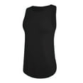 thumbnail image 5 of Sngxgn Women's Basic Casual Long Camisole Strap Layering Top(Black,L), 5 of 5