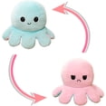 thumbnail image 1 of Pulpo de peluche de doble cara de 20 cm, juguete emocional bicolor, pulpo reversible, suave, regalo infantil, peluche de pulpo con forma de muñeco de peluche., 1 of 5