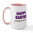 thumbnail image 2 of CafePress - Bull Terrier Easter Large Mug - 15 oz Ceramic Large White Novelty Mug, 2 of 4