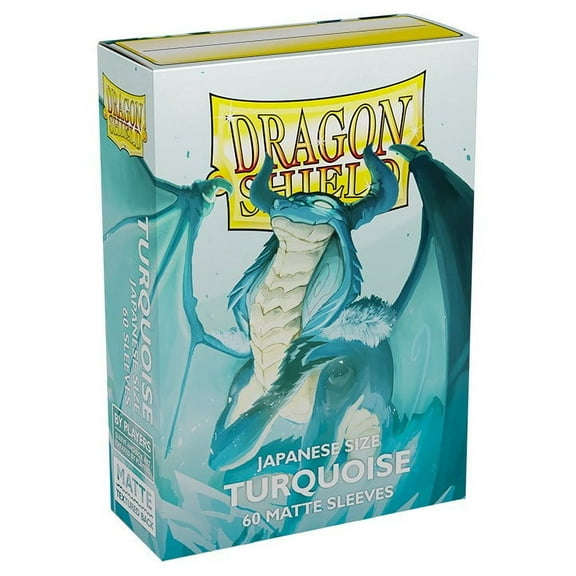 5 Packs Dragon Shield Matte Mini Japanese Turquoise 60 ct Card Sleeves Value Bundle!