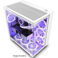 thumbnail image 2 of Gabinete Gamer NZXT H9 Flow ATX Media Torre 4 Fan Cristal Templado USB-C Blanco CM-H91FW-01 blanco, 2 of 6