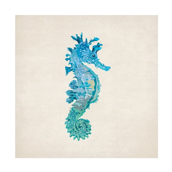 Trademark Fine Art Emel Tunaboylu Mavi Canvas Wall Art