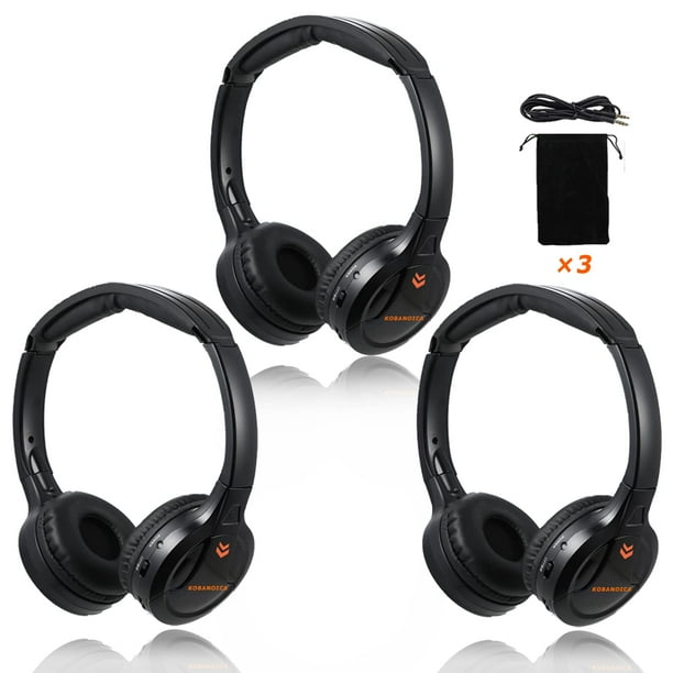 IR Headphones for car DVD car Headphones Wireless Universal 2