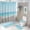 color-1, variant on Sunshine Beach Starfish Shower Curtain Waterproof Bathroom Curtain Set with Hooks Home Decor Bathroom Curtains