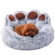 thumbnail image 1 of Fluffy Dog Bed Soft Cozy Pet Sleeping Cushion For Small Medium Large Dogs Cats Thicken Warm Winter Dog Kennel Pet Accessories ShopWise Round, 1 of 13