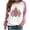 Pink A, variant on Christmas Sweatshirts for Women Size S-5XL Xmas Tree Graphic Ugly Christmas Sweatshirt Womens Long Sleeve Crewneck Sweatshirts Sale 2023 Fall Winter Loose Fit Tops Sweater qILAKOG