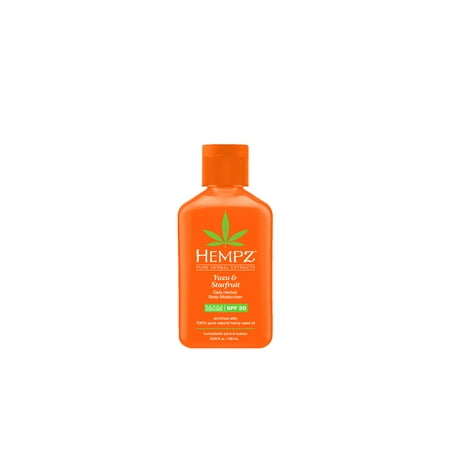 Hempz Yuzu & Starfruit Daily Herbal Moisturizer with SPF 30 - 2.25