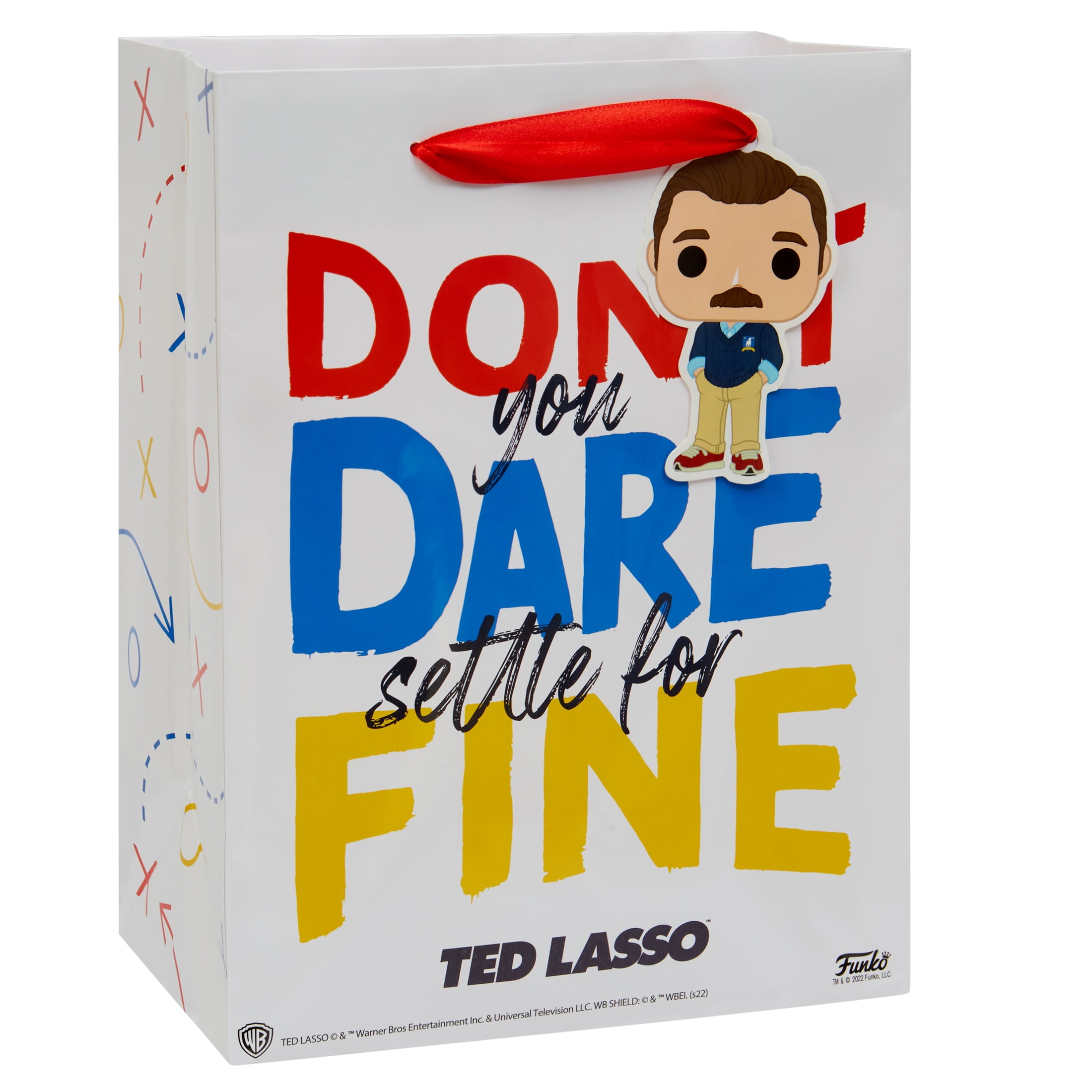 Funko Gift Bag Christmas Ted Lasso Red Blue Yellow Paper Satin funko-gift-bag-christmas-ted-lasso-red-blue-yellow-paper-satin