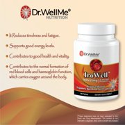 Irowell, The Power of Iron! Made with Ferrous Fumarate, Anion Ferrous Salt, 65mg, 100 Tablets, 100 Day Supply