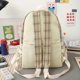 thumbnail image 5 of Mochila Mujer 5 unids/set mochila de mujer moda lindo bolsos de escuela a cuadros para vacaciones (caqui) Ehuebsd Para Estrenar, 5 of 9