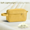 thumbnail image 5 of DAKIMOE Pencil Case Cute Pencil Pouch Corduroy Colored Large Capacity Soft Lightweight Versatile Stationary for Students Teens Adults, Yellow, 5 of 11