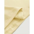 thumbnail image 4 of Womens Light Yellow Halter Neck Ruched Waist A-Line Mini Dress, 4 of 5